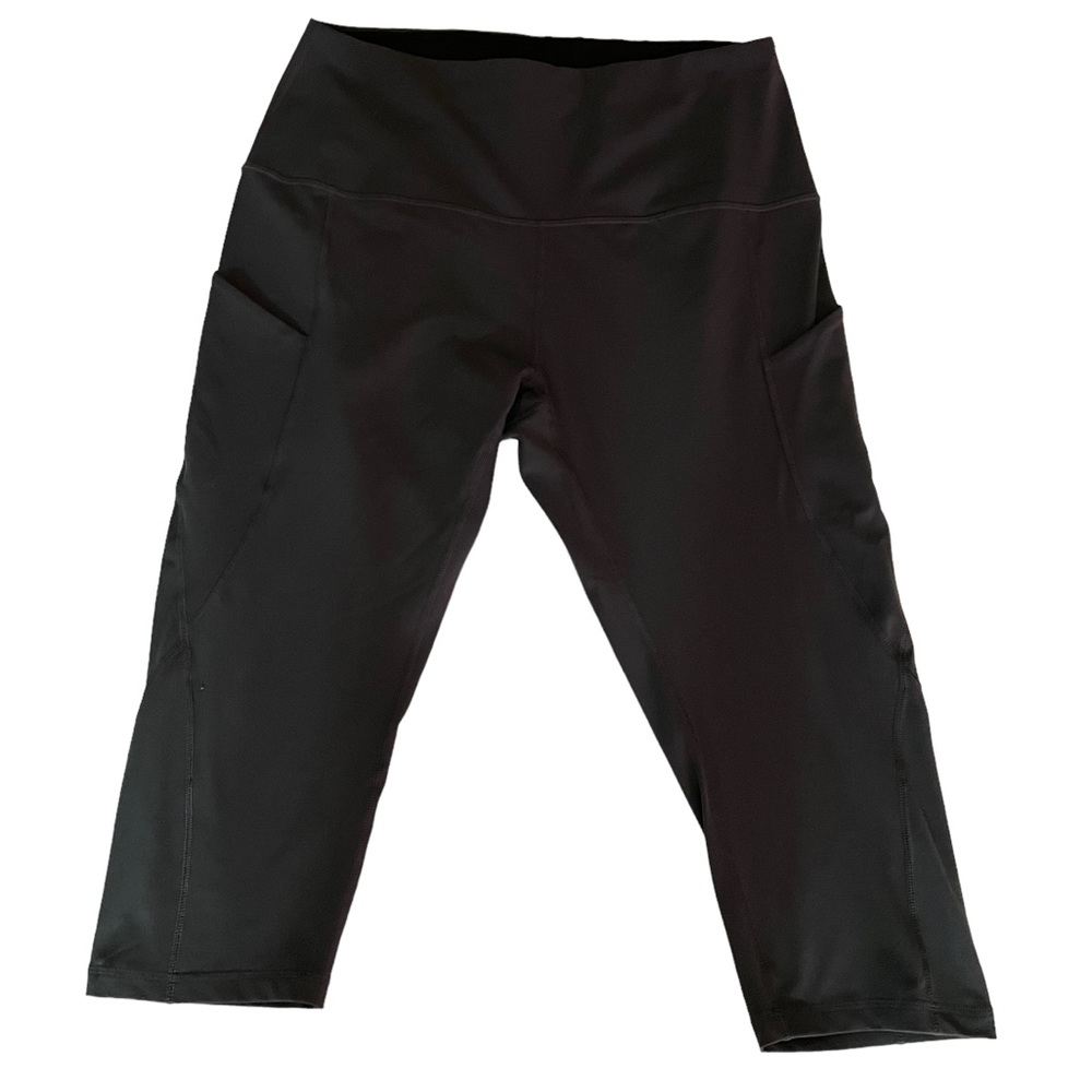 Ododos Black Capri Leggings Size 2XL